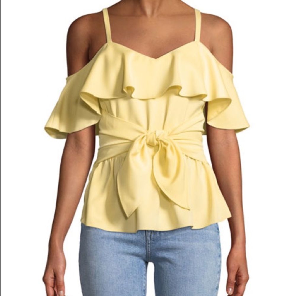 NWOT Club Monaco cold-shoulder Blouse